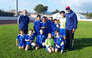 U10 (A): Quart de finaliste au tournoi de Six-Fours