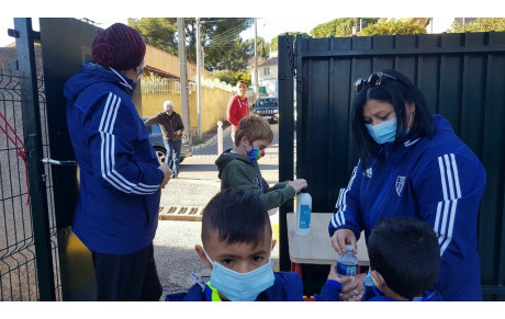 Accueil au stade dans le respect du protocole sanitaire